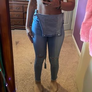 MEDIUM sized JEAN JUMPSUIT! New in perfect condition!